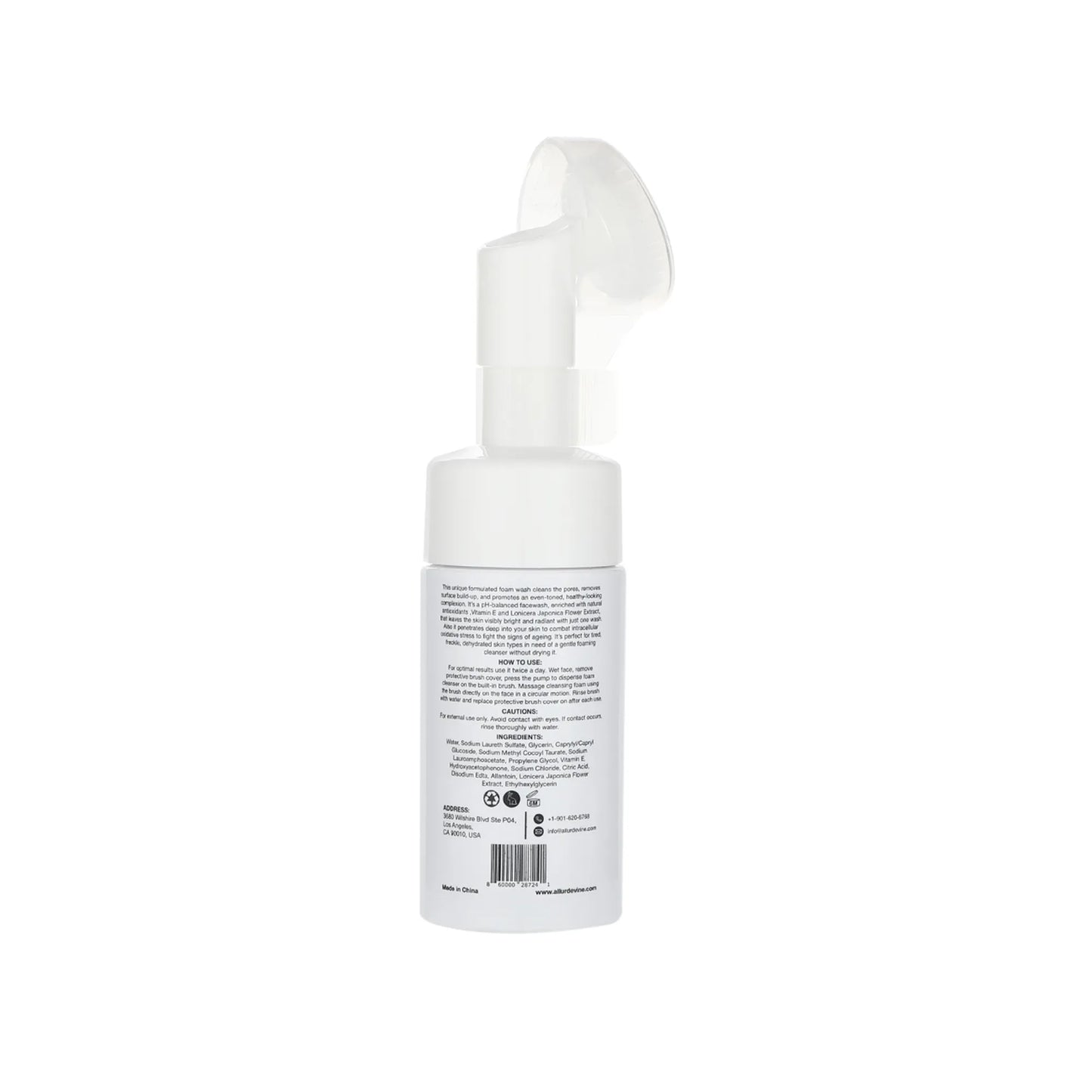 Allurdevine Foaming Face Wash 100ml
