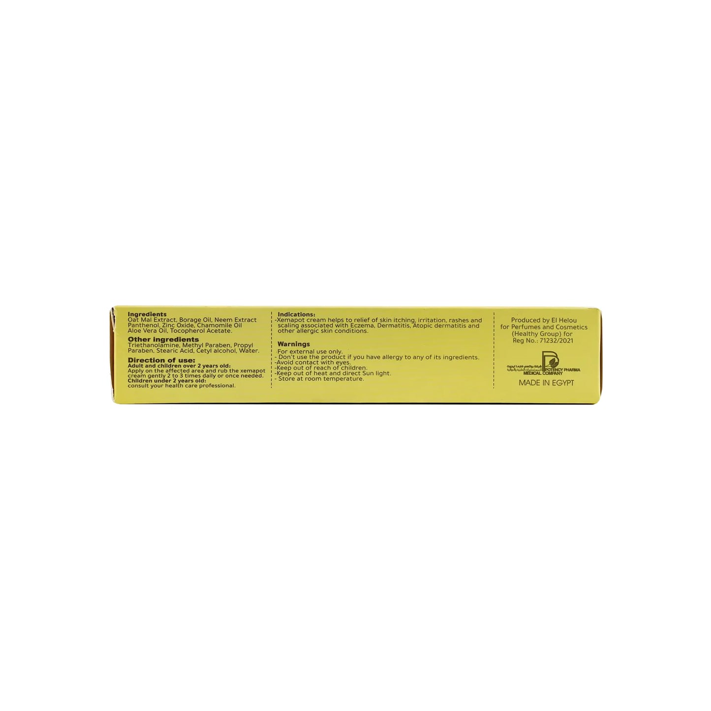 Xemapot Eczema & Allergic Cream 50Gm