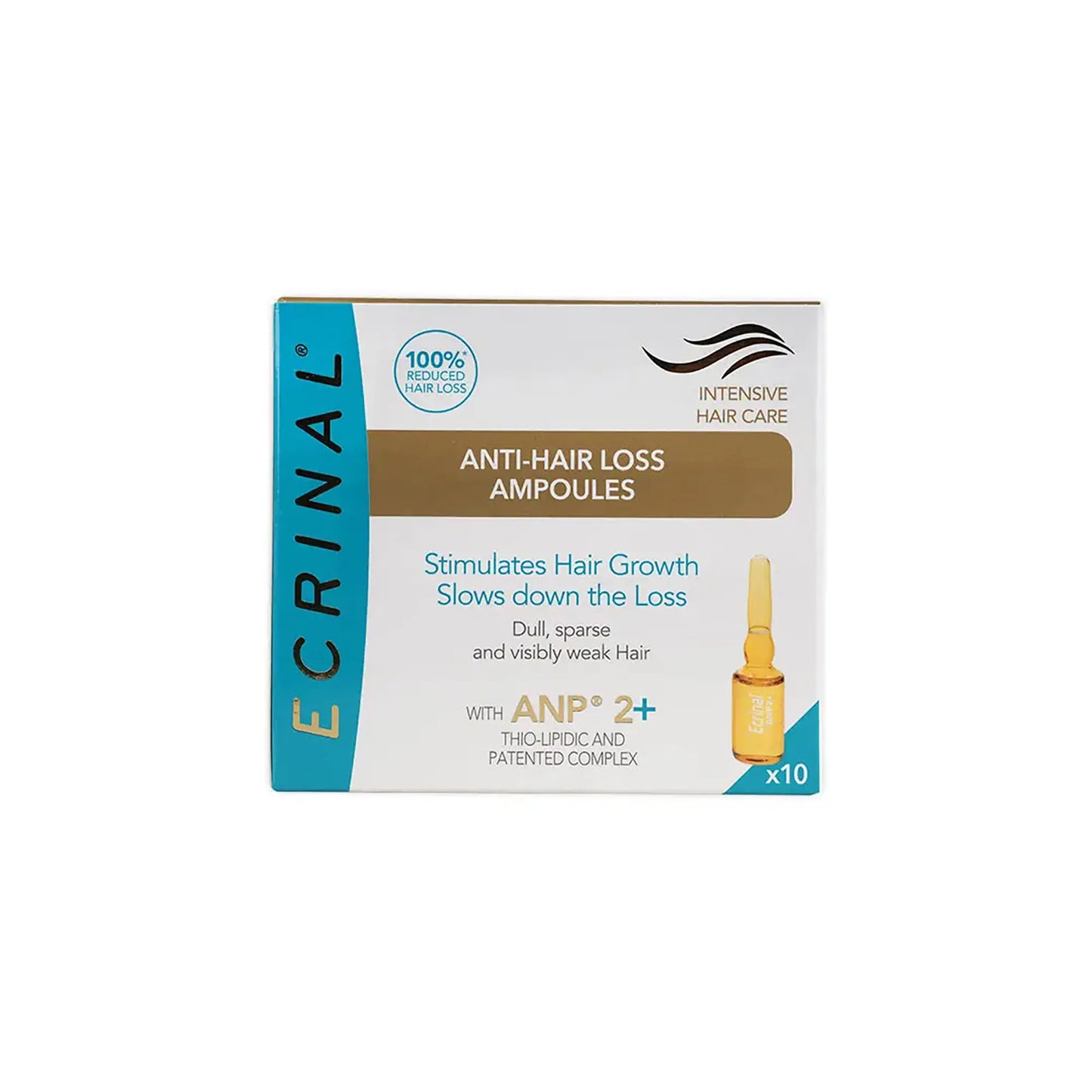 Ecrinal Anti-Hair Loss With ANP 2+ 10 Ampoules