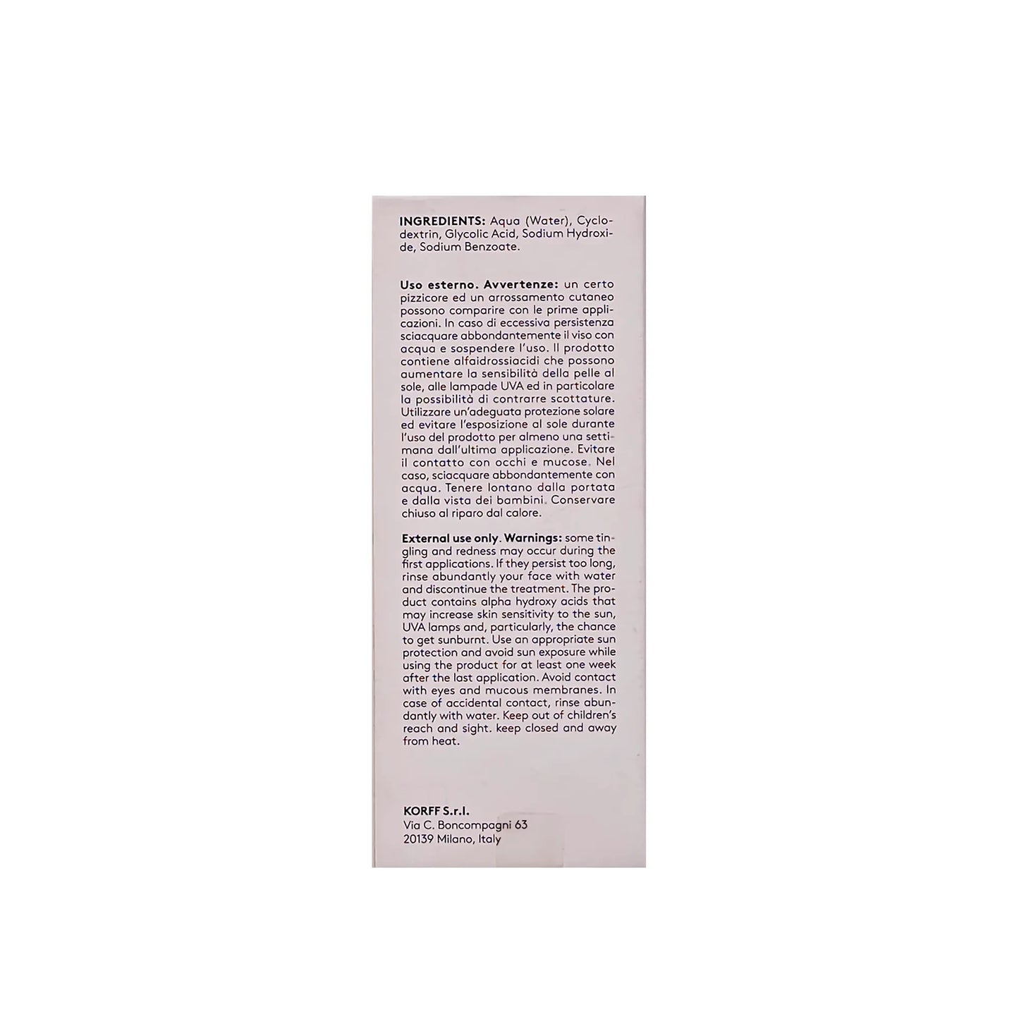 Korff Antiage Gly Liquid Exfoliator 100 ml