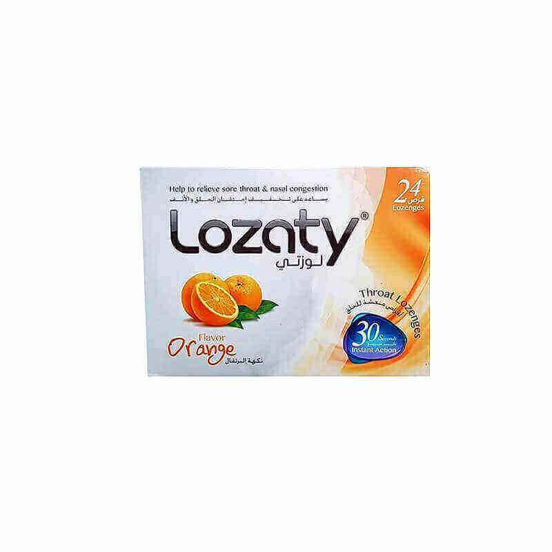 Lozaty Orange Lozenges 24'S