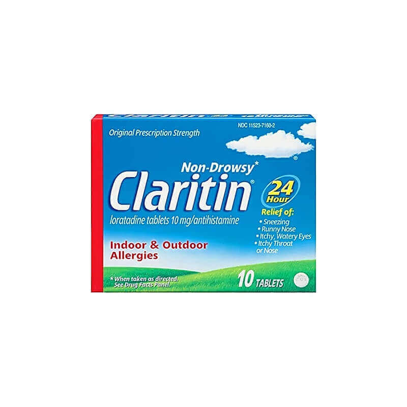 Claritine 10 Tablets as Antihistamine