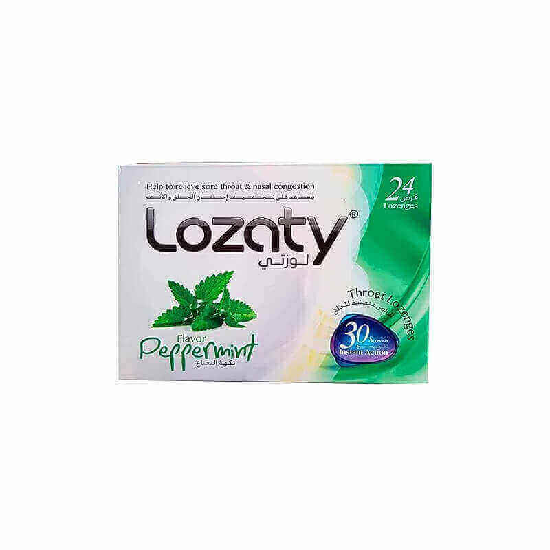 Lozaty Peppermint Lozenges 24'S
