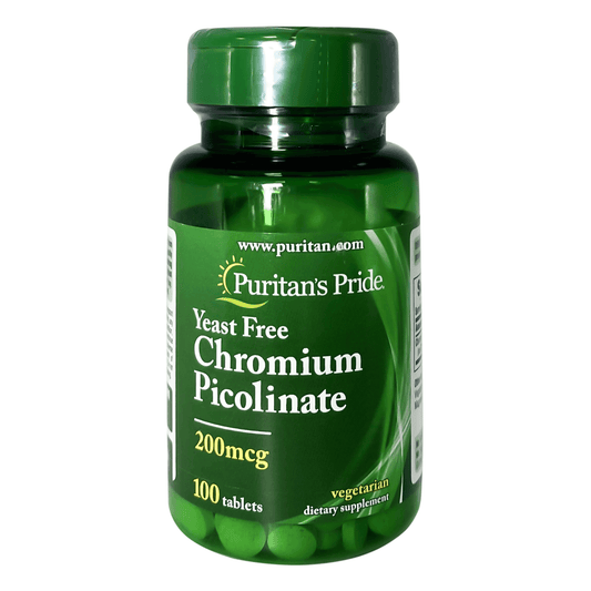 Puritan’s Pride Chromium Picolinate 200 mcg Tabs 100's