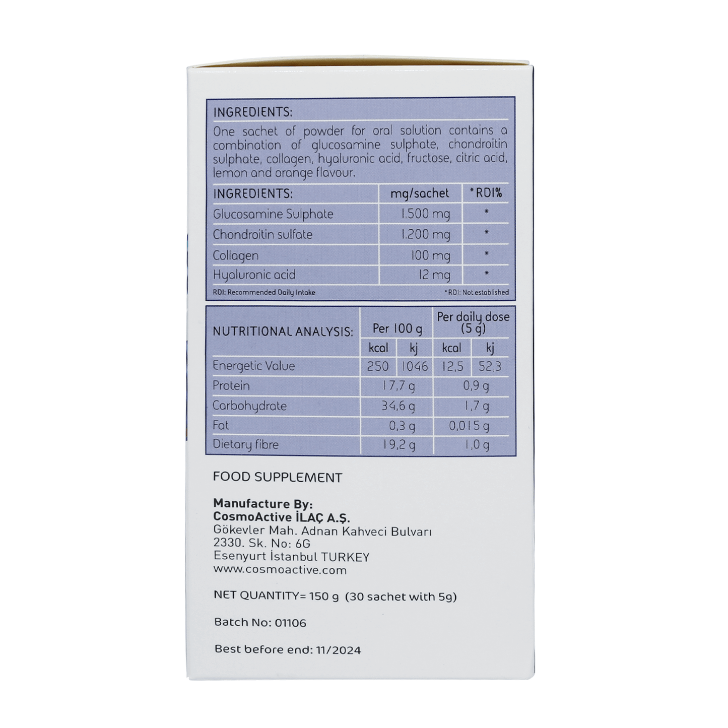 Articalm Sachets 30'S for joint comfort