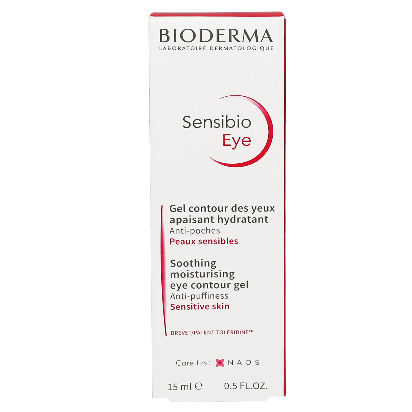 Bioderma Sensibio Eye Contour Gel 15 mL reduces puffiness