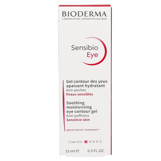 Bioderma Sensibio Eye Contour Gel 15 mL reduces puffiness