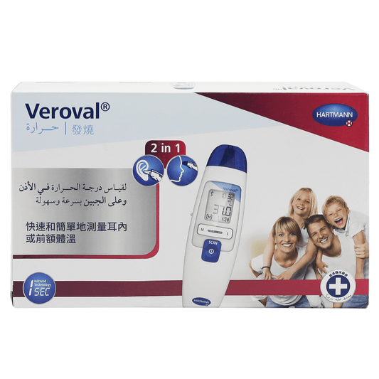 Hartmann Veroval Fever Thermometer Ear and Forehead 2x1