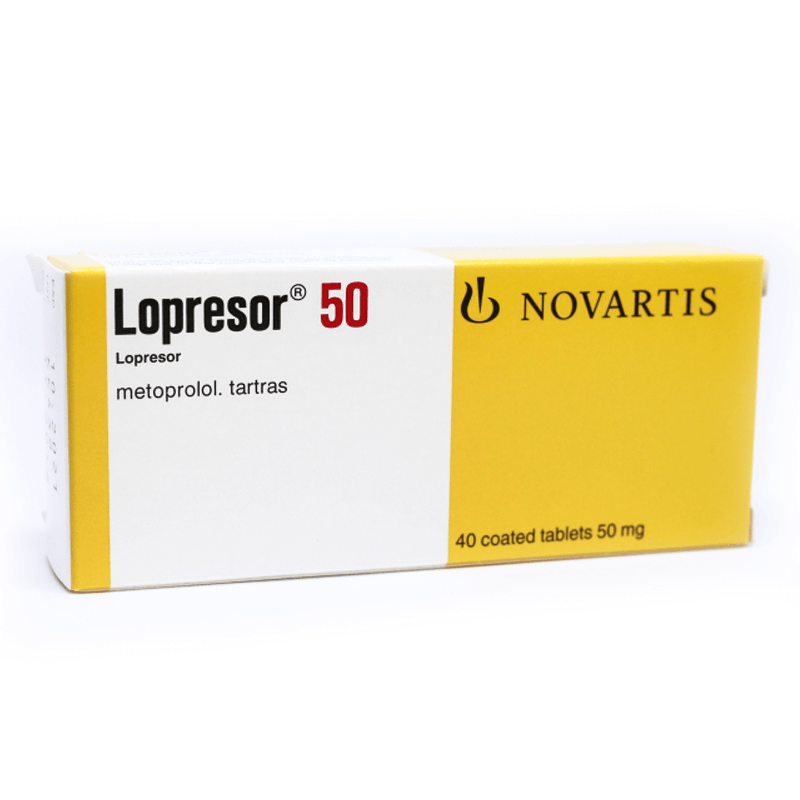 Lopresor 50Mg for blood pressure disease