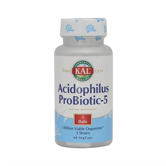 Kal Acidophilus ProBiotic-5 3 Billion 60 Veg Caps