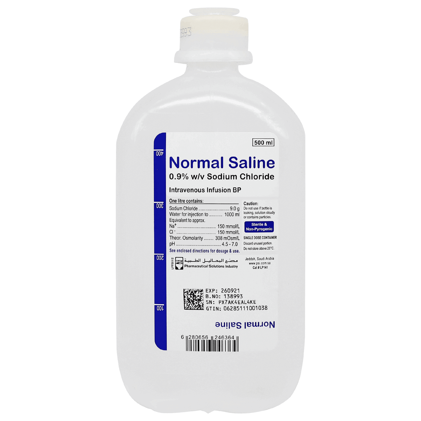 Normal Saline 500 ml A T C