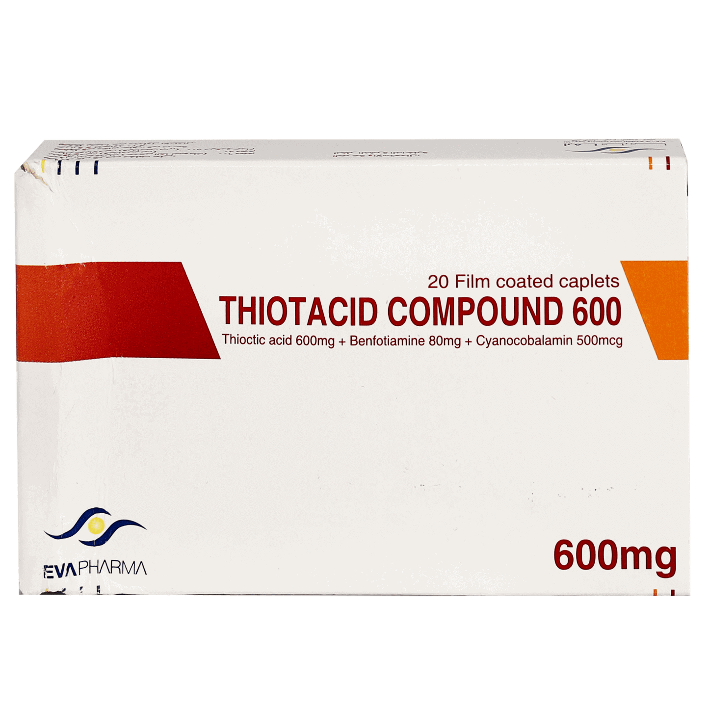 Thiotacid Compound 600 mg 20 Caplets