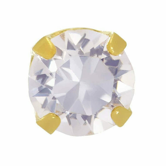 Inverness 33C Tiffany CZ Earrings 24KT 5mm