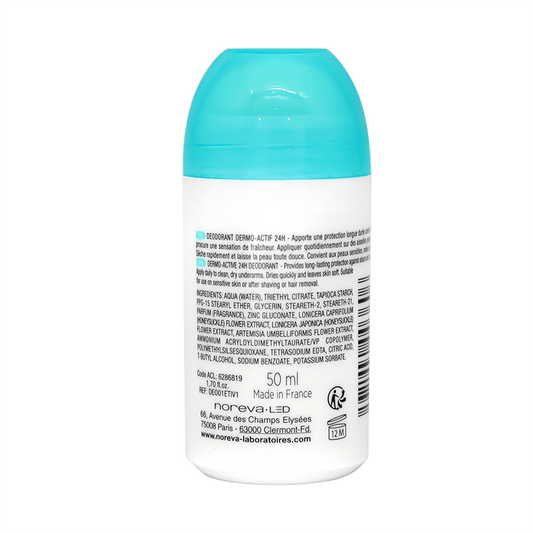 Noreva Deoliane Dermo Active 24H Deodorant Roll On 50 ml