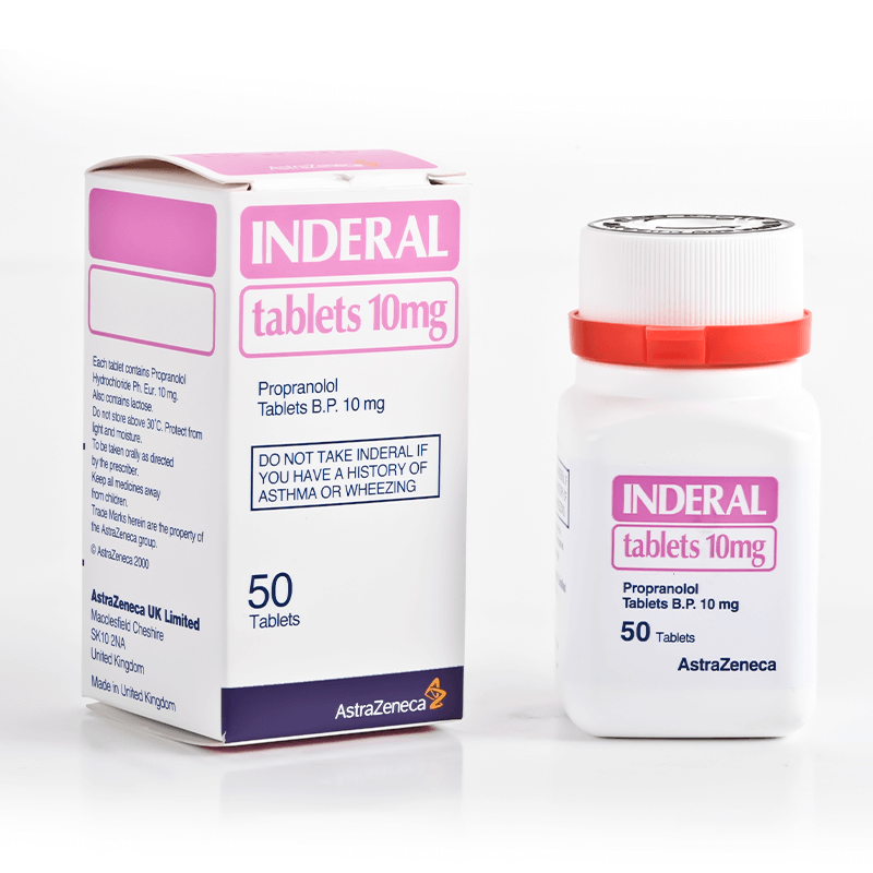 Inderal 10Mg for high blood pressure