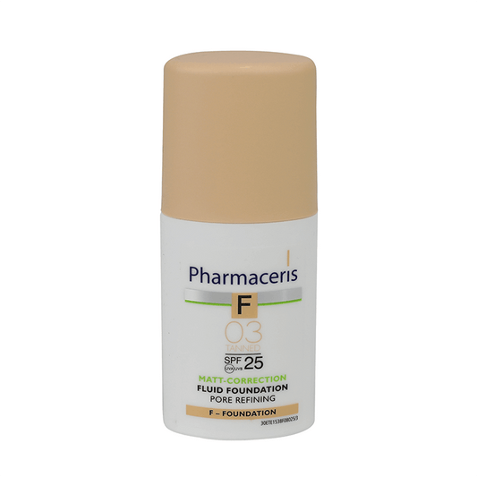 Pharmaceris F Mattifying Fluid Foundation SPF 25 - 03 Tanned 30 ml