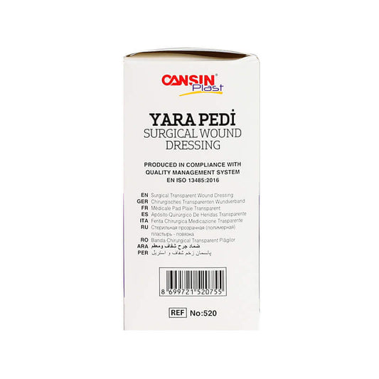 Cansin Plast Transparent Wound Dressing 5 X 7.5cm 50 Pcs