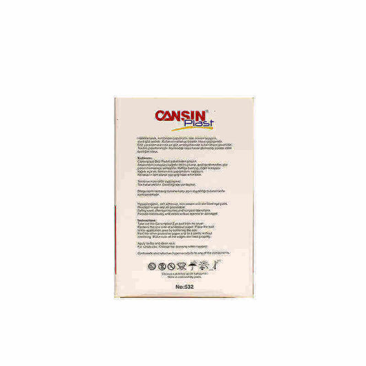 Cansin Plast Eye Pad 6.5 X 9.5 cm 50 Pcs