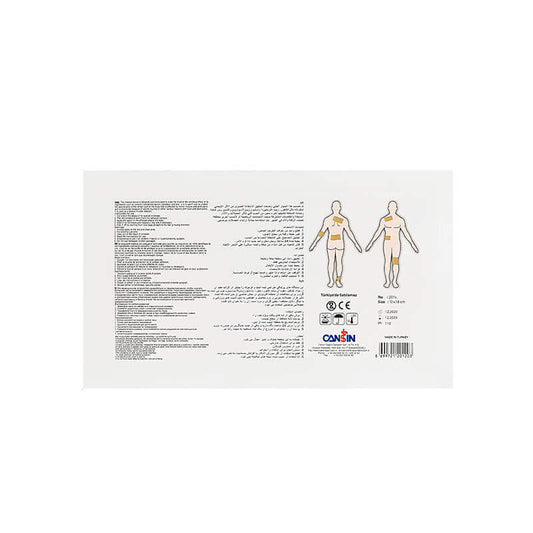 Cansin Plast Perforated Heat Plaster 10 X 18cm 1 Pc