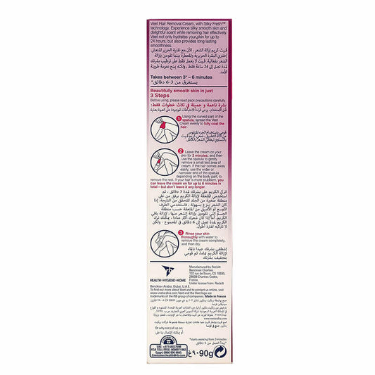 Veet Silky Fresh Hair Removal Cream Body And Legs 90 g