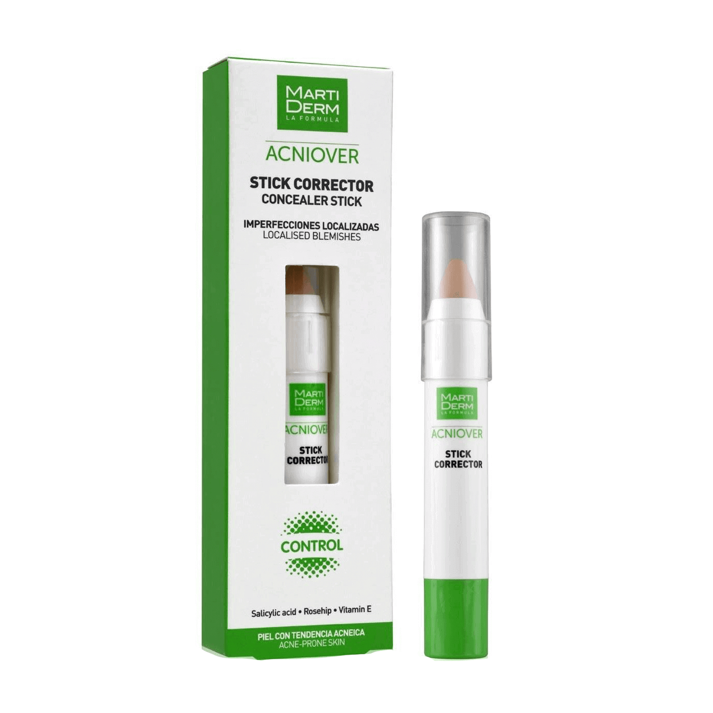 Martiderm Acniover Stick Corrector 15 Ml for clear skin