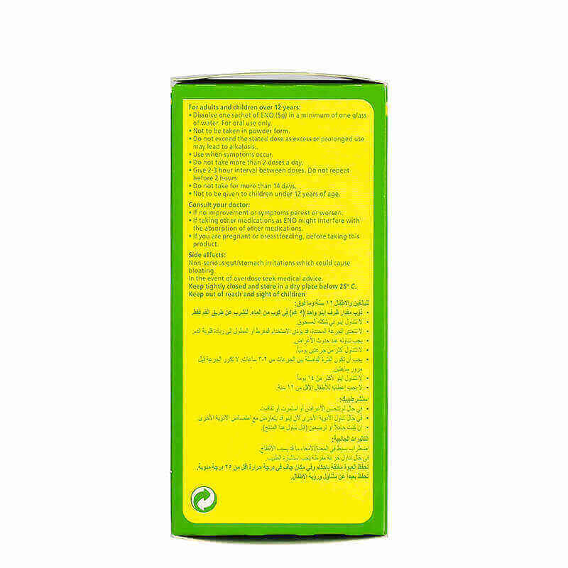 Eno Fruit Salt Lemon 10 Sachets