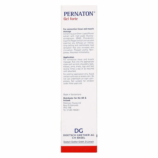 Pernaton Gel Forte For Muscle Massage Warming Heat 125 ml