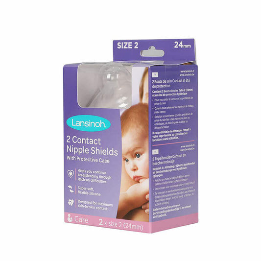 Lansinoh Contact Nipple Shields 24 mm 2 Pcs