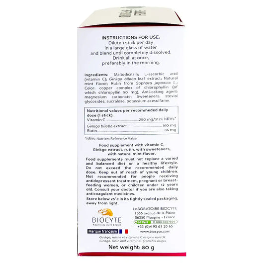 Biocyte Oxygen Forte Look 20 Sticks  anti-fatigue
