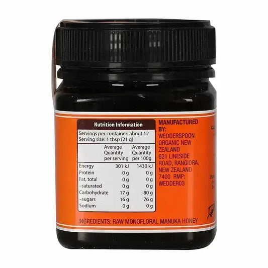 Wedderspoon Manuka Honey K-Factor 16 - 250 g