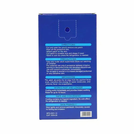 Cooling Patch Soft Gel Sheets 12 PCs