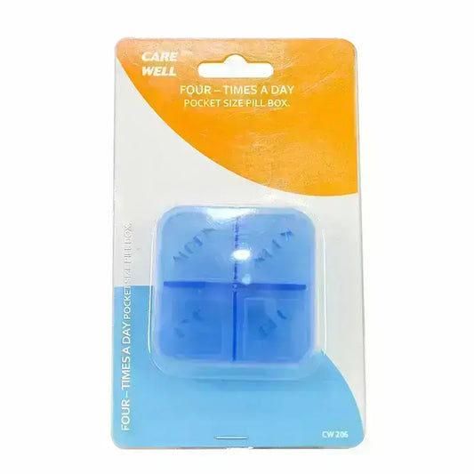 Care Well Four Times A Day Pill Box