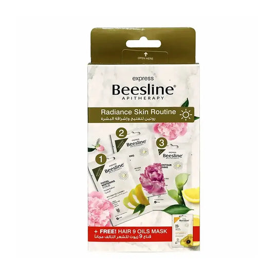 Beesline Radiance Skin Routine 3 +1 Hair Mask Free 4*25 g