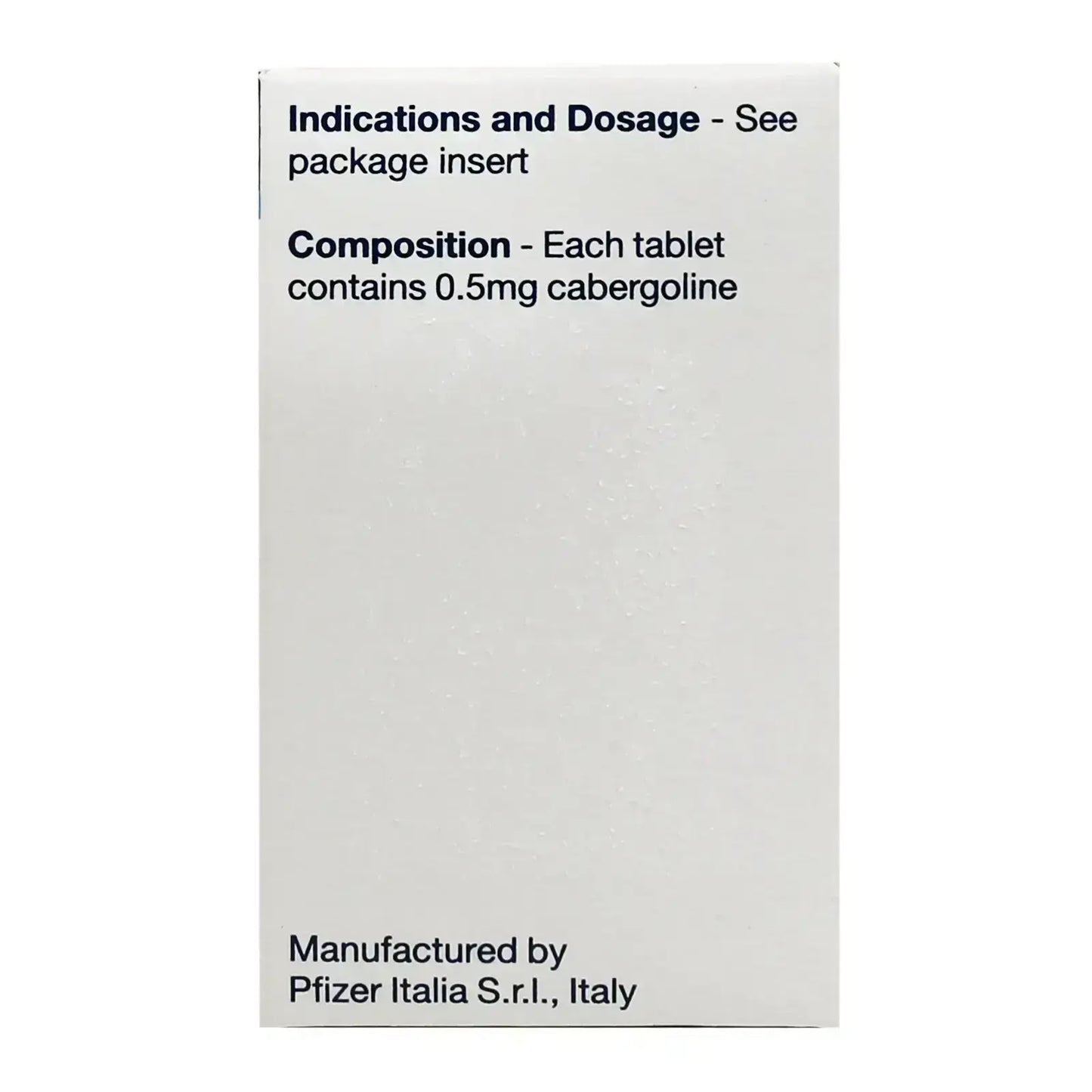 Dostinex Tabs 0.5 mg 8'S