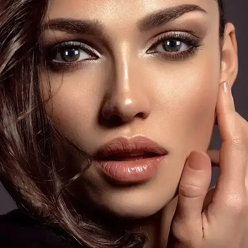 عدسات لاصقة ملونة من Phantasee، لون بني ذهبي طبيعي (للاستخدام الشهري، قابلة للتخلص)