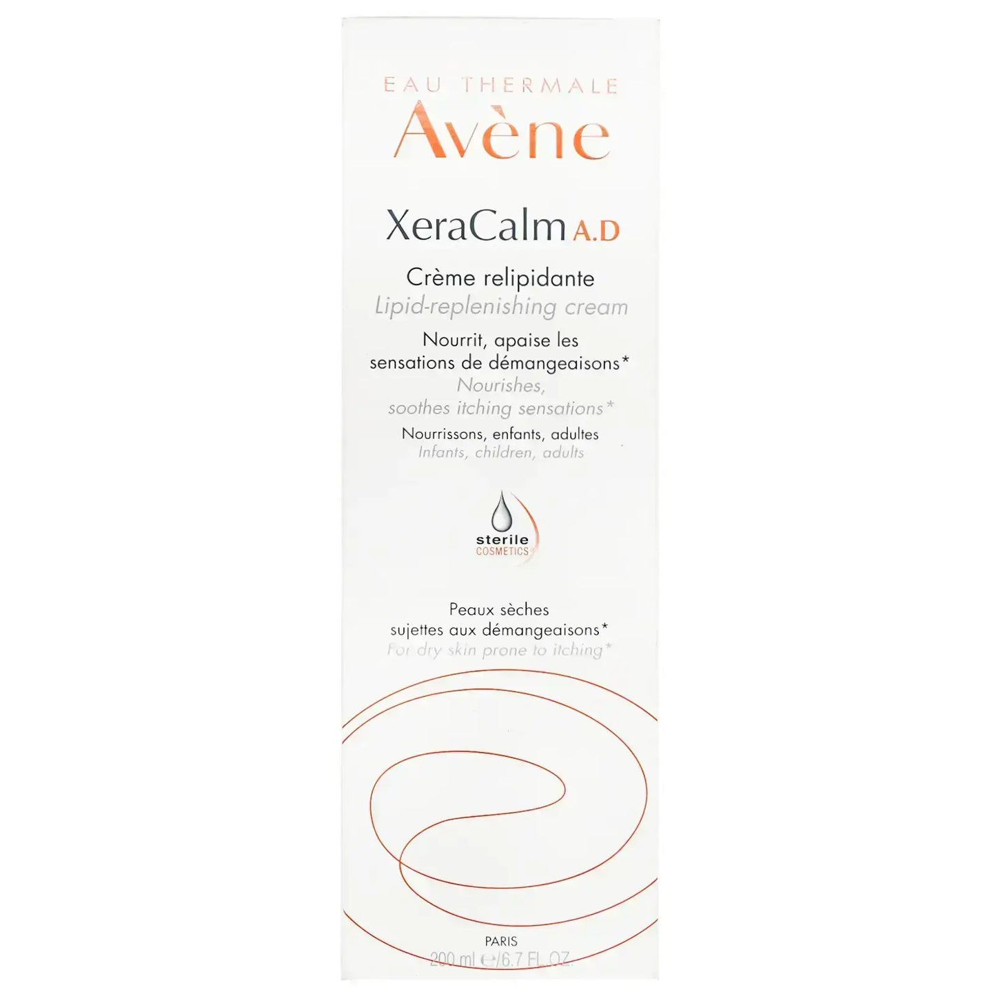 Avene Xeracalm A.D Cream 200 ml for itchy skin