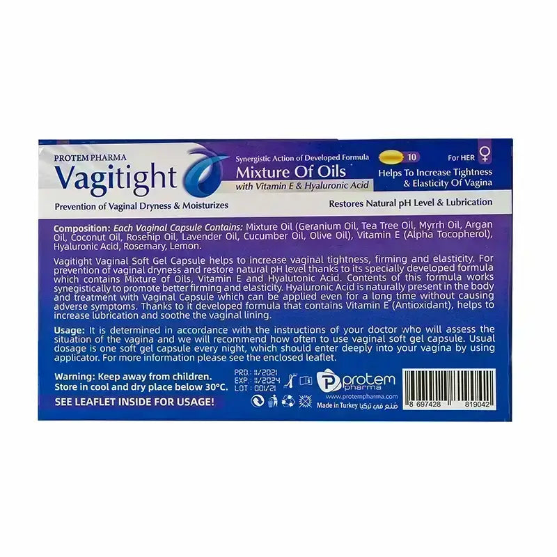 بروتيم فارما فاجيتيت 10 كبسولات هلامية مهبلية