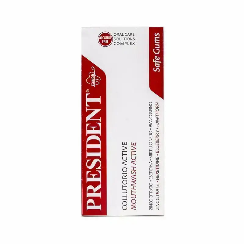 President Active Safe Gums Mouthwash 200 ml
