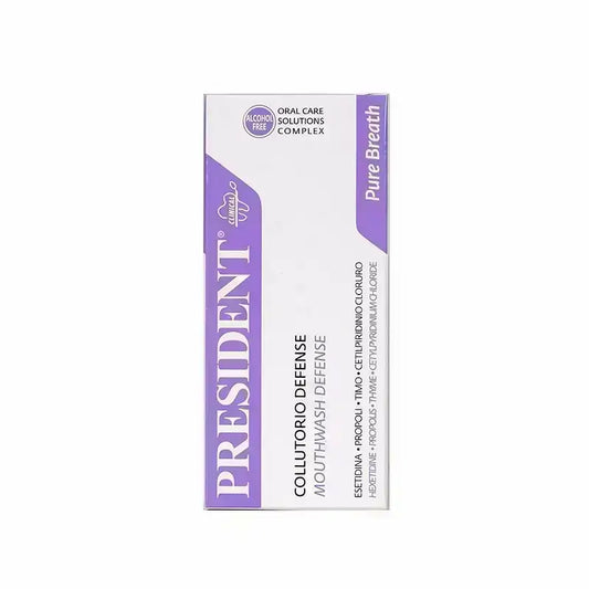 President Defense Pure Breath Mouthwash 200 ml