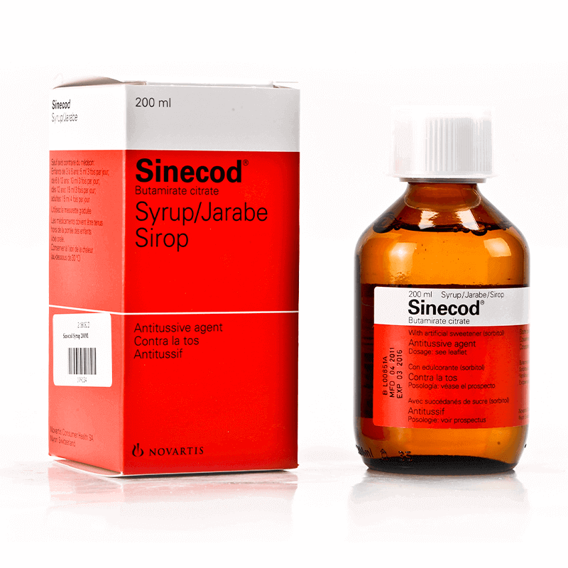 Sinecod 200Ml Syrup for dry cough
