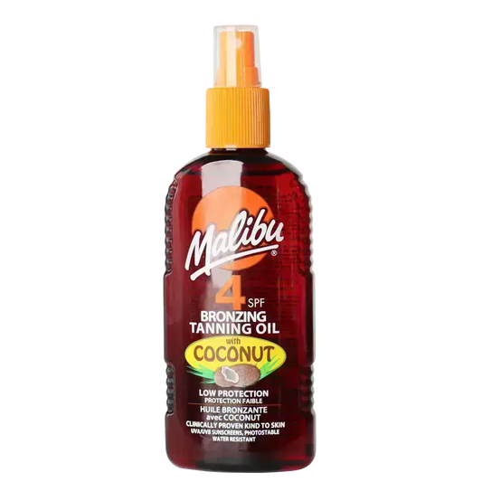 Malibu Bronzing Tanning Oil SPF 15 with Coconut 200 ml