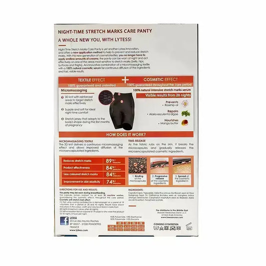 Lytess Night Time Stretch Marks Care Panty Black S/M 2713176