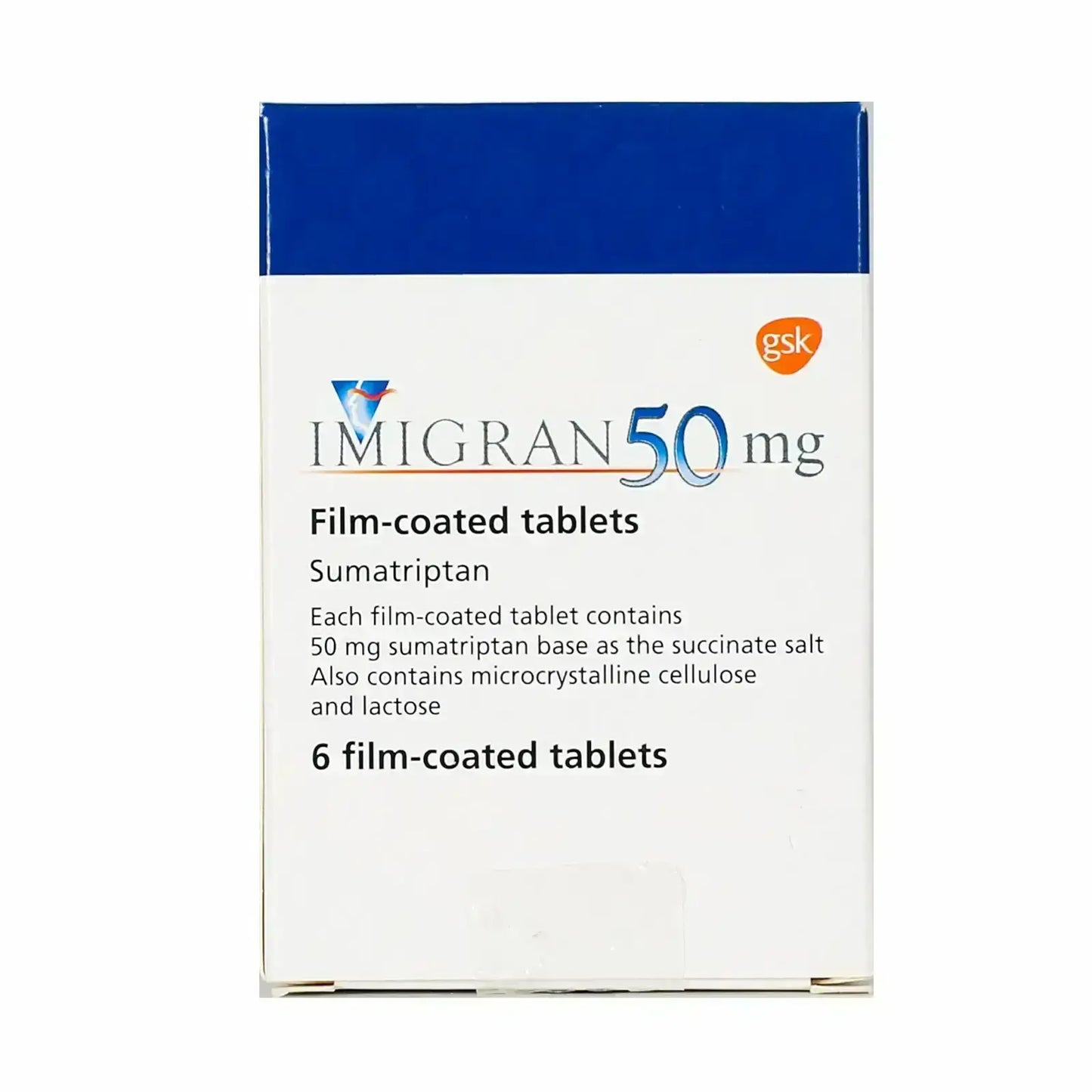 Imigran 50 mg Tabs 6'S For Migraine