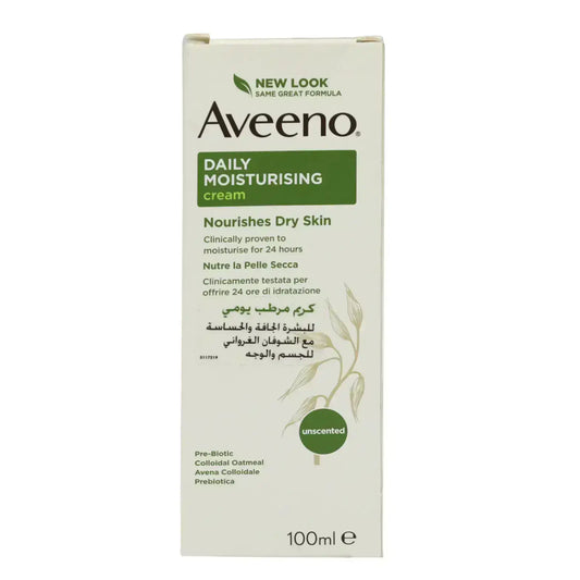 Aveeno Moisturising Cream 100 mL to moisturize the skin