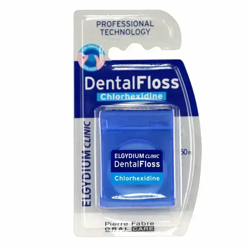 Elgydium Dental Floss Chlorhexidine 50 m