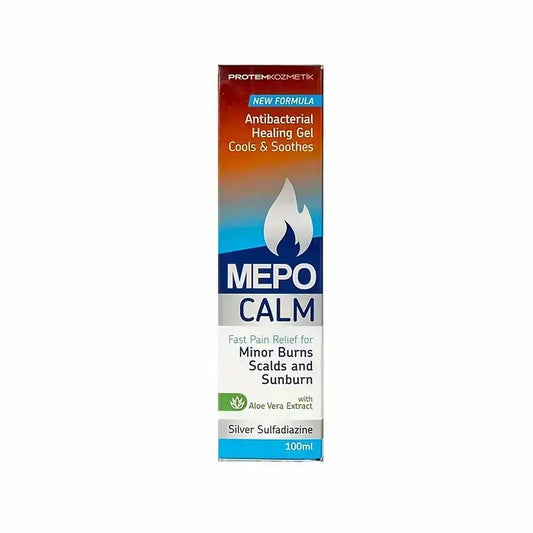 Mepo Calm Antibacterial Healing Gel For Burns 100 ml