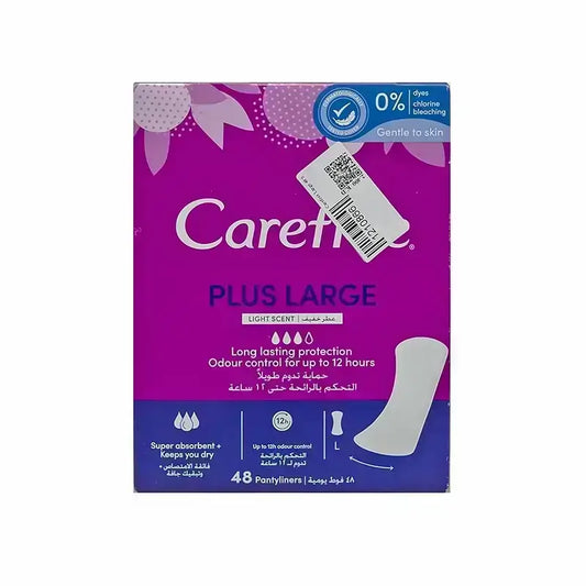 Carefree Plus Large Light Scent Pantyliners 48 Pcs