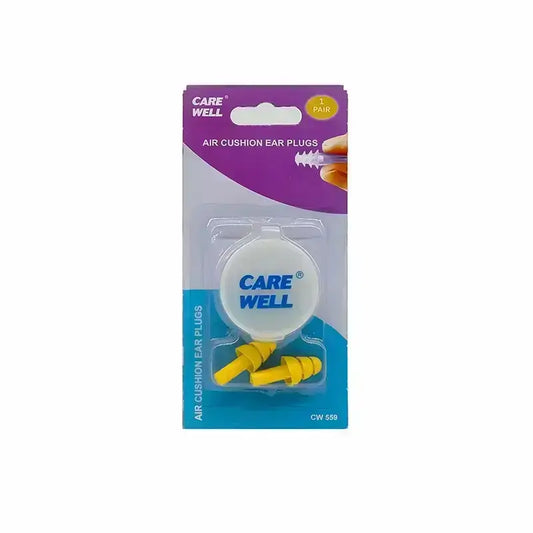 Care Well سدادات أذن إسفنجية مع وسادة هوائية، زوج واحد CW 559
