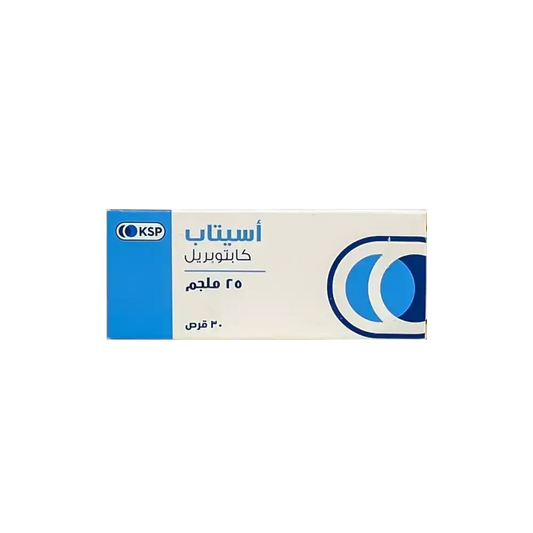 أسيتاب 25 ملغ، 30 قرص