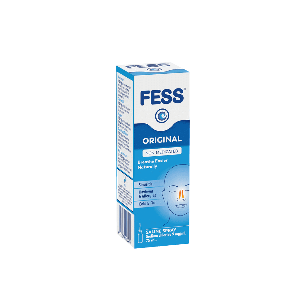 Fess Saline Nasal Spray 75 ml Normal Saline
